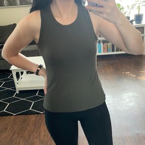Halogen Army Green Tank Top